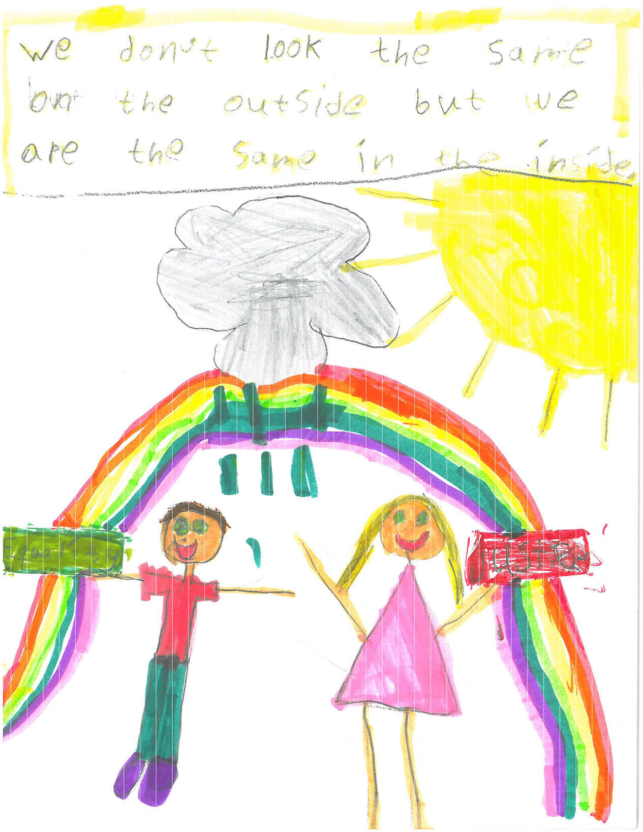 K-2, third place art
